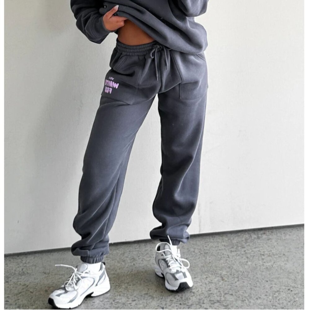 White Fox Offstage Sweatpants - Size M, Volcanic 🖤 (Rare)